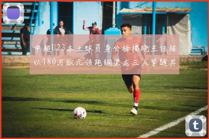 中超U23本土球员身价榜揭晓王钰栋以180万欧元领跑铜梁龙三人紧随其后